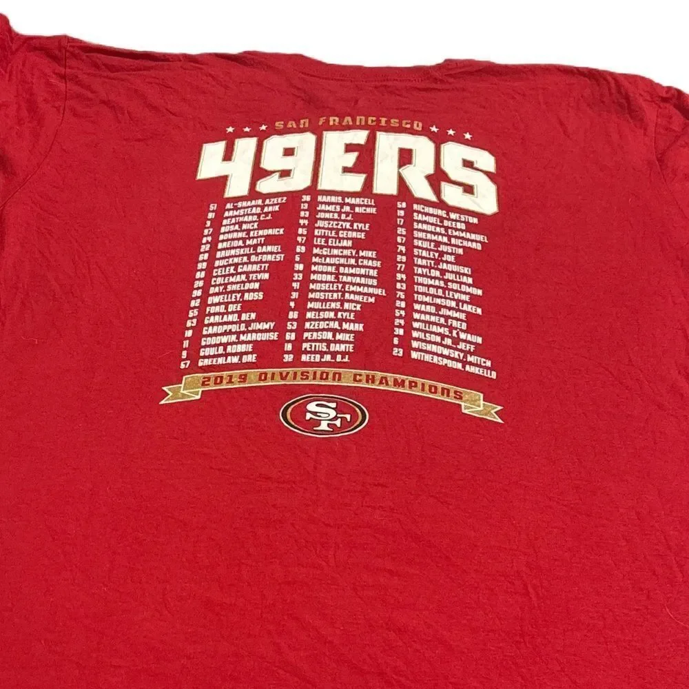 San Francisco 49ers 2019 Division Champions T Shirt